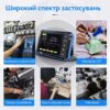 Цифровий осцилограф FNIRSI DSO152, 200 кГц, 2.8" IPS, акумулятор 1000 мА·год, максимальна комплектація