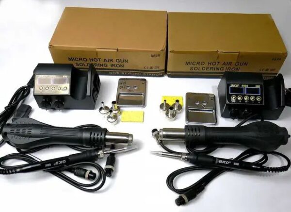 10 Паяльна станція JCD 8898 750W 2 в 1 (паяльник + термофен)